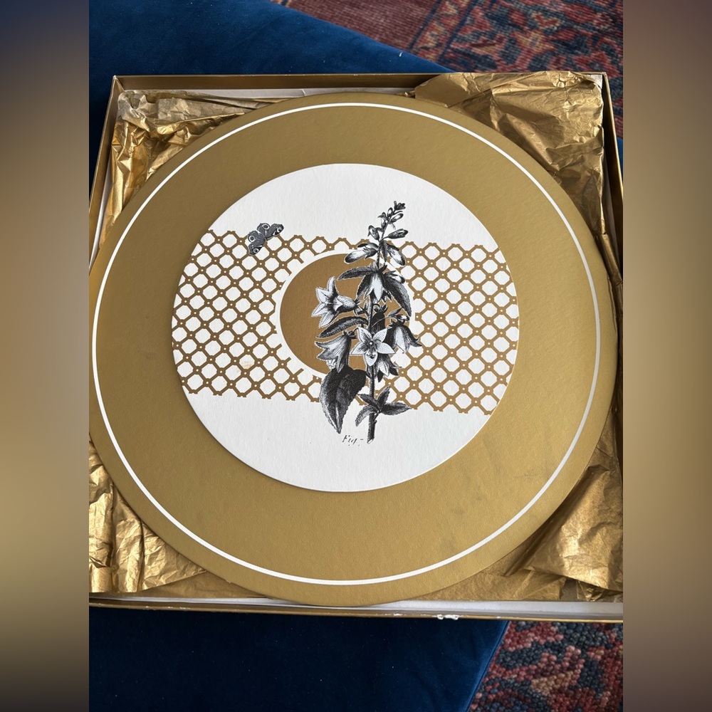 Set of 8 Carol Fertig Flaura & Fauna Placemats